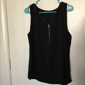 Black racerback flowy top